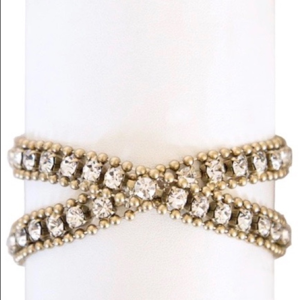 Loren Hope Glenn Double Wrap Bracelet- Gold